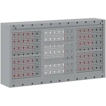 vidaXL Werkzeugschrank mit Stecktafel Wandmontage Rot 100x20x55 cm,