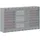 vidaXL Werkzeugschrank mit Stecktafel Wandmontage Rot 100x20x55 cm,