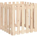 furnicato Pflanzkübel 60 x 60 x 60 cm Braun