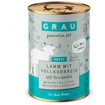 Grau Lamm mit Vollkornreis 6 x 400 g