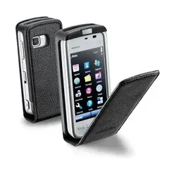 Cellularline FLAP ESSENTIAL, Flip case, Samsung, GALAXY S2 I9100, Schwarz