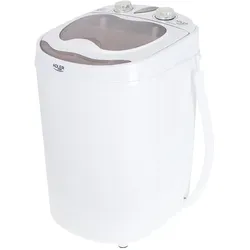 Adler AD 8055 Mini Waschmaschine + Schleuder Weiß 3 kg Camping Reisen Singelhaushalt kompakt