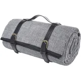 BUTLERS Picknickdecke Wanderlust Schwarz 150 x 200 cm