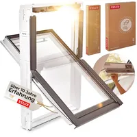 VELUX Dachfenster Kunststoff – dreifach Verglasung Energie mit Eindeckrahmen 114 x 140