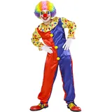 W WIDMANN MILANO Party Fashion - Kinderkostüm Clown, Harlekin, Spaßvogel, Faschingskostüme