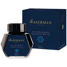 Waterman Füllertinte im Tintenfass Mysterious Blue Tintenflacon mit 50 ml