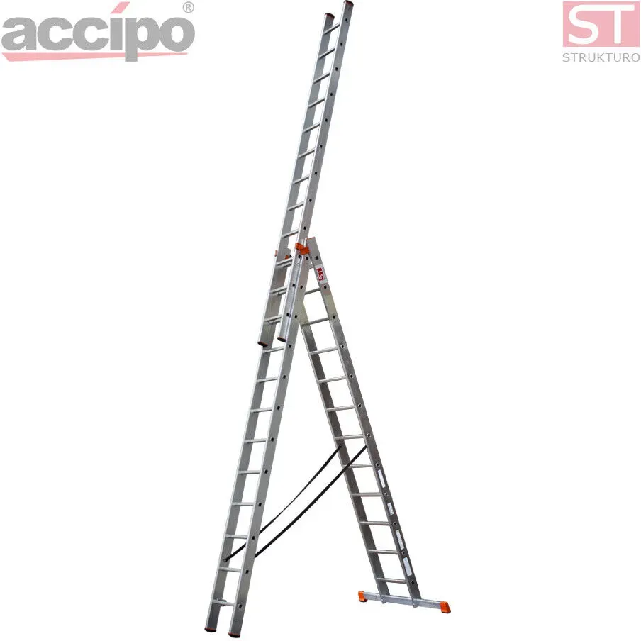 vielzweckleiter 3x12 sprossen