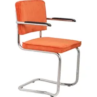 ZUIVER Armlehnstuhl Cord orange