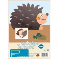 Peter Bausch GmbH & Co. KG PEBARO 376/1S - Laubsägevorlage Igel Spardose, 2 Platten, Größe DIN A4