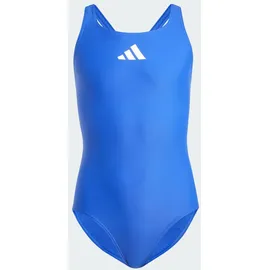 adidas Solid Small Logo Badeanzug Semi Lucid Blue/White 110