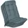 Beautissu Hochlehner Auflage 120 x 50 x 8 cm Taubenblau 4-tlg.