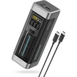 cuktech NO.20 Powerbank 25.000 mAh, 140 W USB-C, tragbares Laptop-Ladegerät, 3-Port PD 3.1 Schnellladen, P23, Farbe: Grau