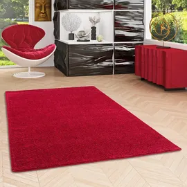 Snapstyle Snapstyle, Hochflor Velours Teppich, Mona Rot 200x250cm