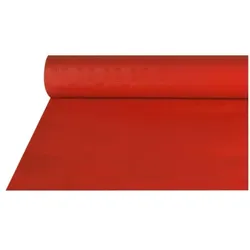 Papstar Papiertischtuch auf Rolle - 1x50 m rot