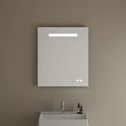 burgbad Eqio Leuchtspiegel mit LED-Beleuchtung horizontal 60 cm, Spiegel,