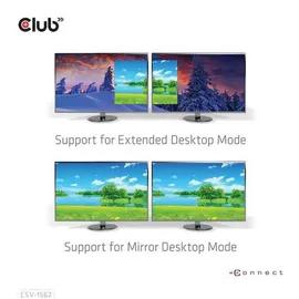 Club 3D CLUB3D CSV-1562 USB-C Passend Fuer Marke (Notebook Dockingstations): Univ