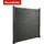 Floordirekt Lamellenzaun 180 x 180 cm Schwarz/WPC