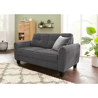 2-Sitzer SIT & MORE "Varese", grau (fango), B:174cm H:91cm T:90cm, Luxus-Microfaser ALTARA NUBUCK (100% Polyester);Luxus-Microfaser (100% Polyester), Sofas, inklusive Federkern