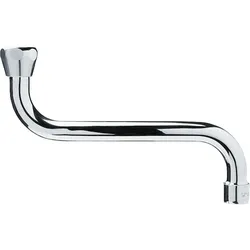 S-Auslauf, flach dichtend (Ausführung: S-Auslauf 3/4'' 300mm flach dichtend)