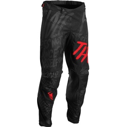 Thor Pulse Counting Sheep Motocross Hose, schwarz-rot, Größe 28 für Männer
