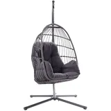 Outdoor Edge XABI Hängesessel 110 x 198 x 108 cm Dunkelgrau