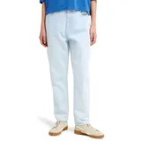 QUIKSILVER Funktionshose "Mom Denim", Damen, Gr. 25 (XXS), blau (ice flow), Obermaterial: 100% Baumwolle., Hosen Funktionshose