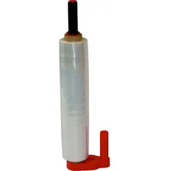 smartboxpro 32 x Stretchfolien Handabroller 400-500mm, rot, Kunststoff