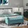Homcom Bettbank, Sitzbank in Samtoptik, Flurbank mit Stauraum für Schlafzimmer, bis 120 kg Belastbar, Grün,