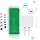 Blanc HYGIENIC SENSOR Spender Toilettensitzreinigung Grün/Weiß
