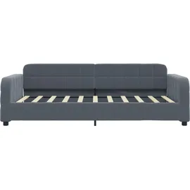 vidaXL Tagesbett 90 x 190 cm Dunkelgrau