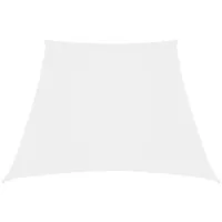 VidaXL Sonnensegel Oxford-Gewebe Trapezform 4/5x4 m Weiß