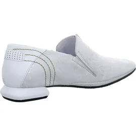 SIMEN Hochfront Slipper Damen Silber/Weiß 38