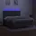 vidaXL Boxspringbett 180 x 200 cm Dunkelgrau