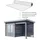 Wolff Finnhaus WPC Trend B+ inkl. Lounge 4,8 x 2,32 x 2,52 m grau