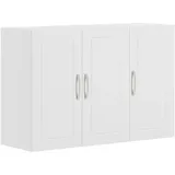 SoBuy Hängeschrank, mit Verstellbarem Regal, 90x60x30cm, Weiß,