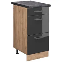 Vicco Schubladenschrank R-Line 40 x 60 x 81,5 cm Anthrazit