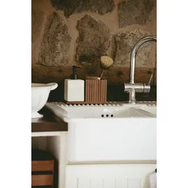 Wenko Spülmittelspender mit Utensilienhalter Mera,