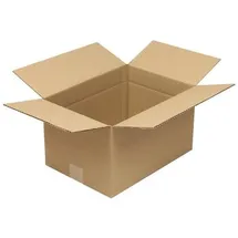TransPak Faltkarton 1-wellig Höhenrillung Maße 350x250x200mm C4 Qualität 1.20 C braun braun