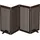 Relaxdays Treppenschutzgitter 92 cm Braun