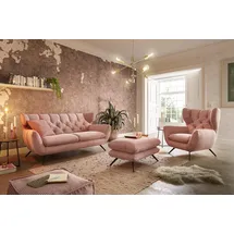 KAWOLA Sitzgruppe CHARME Rosé Cord