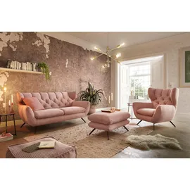 KAWOLA Sitzgruppe CHARME Rosé Cord