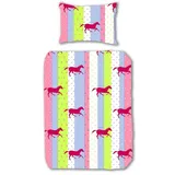 JACK Kinderbettwäsche Renforcé Linon 2 tlg. 135x200cm Große Auswahl Astronaut Pferde Bau, Renforcé, 2 teilig, aktuell und chic, Baumwolle, Öko-Tex zertifiziert