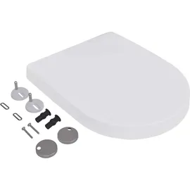 vidaXL Toilettensitz mit Absenkautomatik Weiß