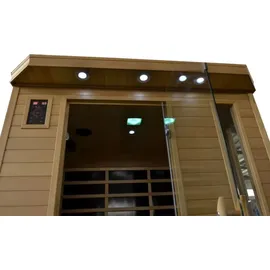 LinJa Infrarotkabine Elvdal Wärmekabine Infrarotsauna Carbonstrahler Flächenstrahler