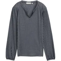 Tom Tailor Damen Bluse mit Streifenmuster, blau, Gestreift, Gr.