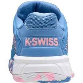K-Swiss hypercourt express 2hb Tennisschuh, Silver Lake Blue White Orchid Pink, 39 - 39