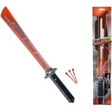 Simba Next Ninja Schwert, rot, mit Licht und Sound, Schussfunktion, 3Pfeile, 60cm, ab 3 Jahre