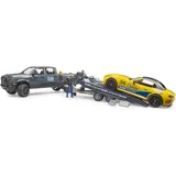 Bruder 02504 - RAM 2500 Power Wagon & Roadster mehrfarbig 1:16