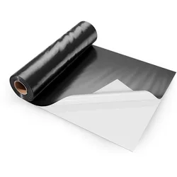 VEVOR PE Baufolie 3,05x30,48m Abdeckfolie Estrichfolie Folie 0,25mm Schwarz&Weiß