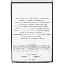 Chanel No. 5 Eau de Toilette Nachfüllung 3 x 20 ml